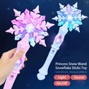 Varinhas mágicas de flocos de neve para crianças, Princess Snow Wand Toy, Cosplay, Fadas Meninas, Varinhas estendidas, Natal, Halloween, Brinquedos infantis