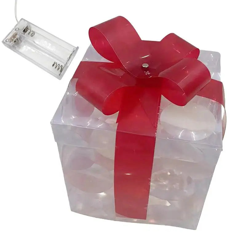 Caixa de presentes brilhantes de Natal / LED / Artigos para o Natal em casa