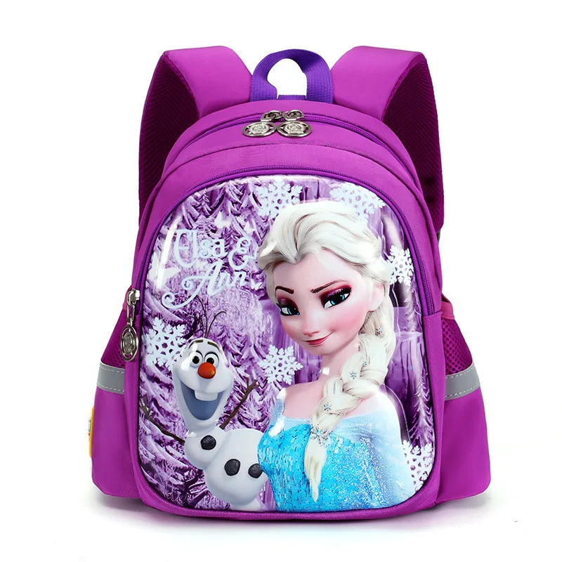 Mochila da Disney - Elsa, mochila escolar de jardim de infância, mochila de viagem, Frozen, meninas, bebês, crianças, moda