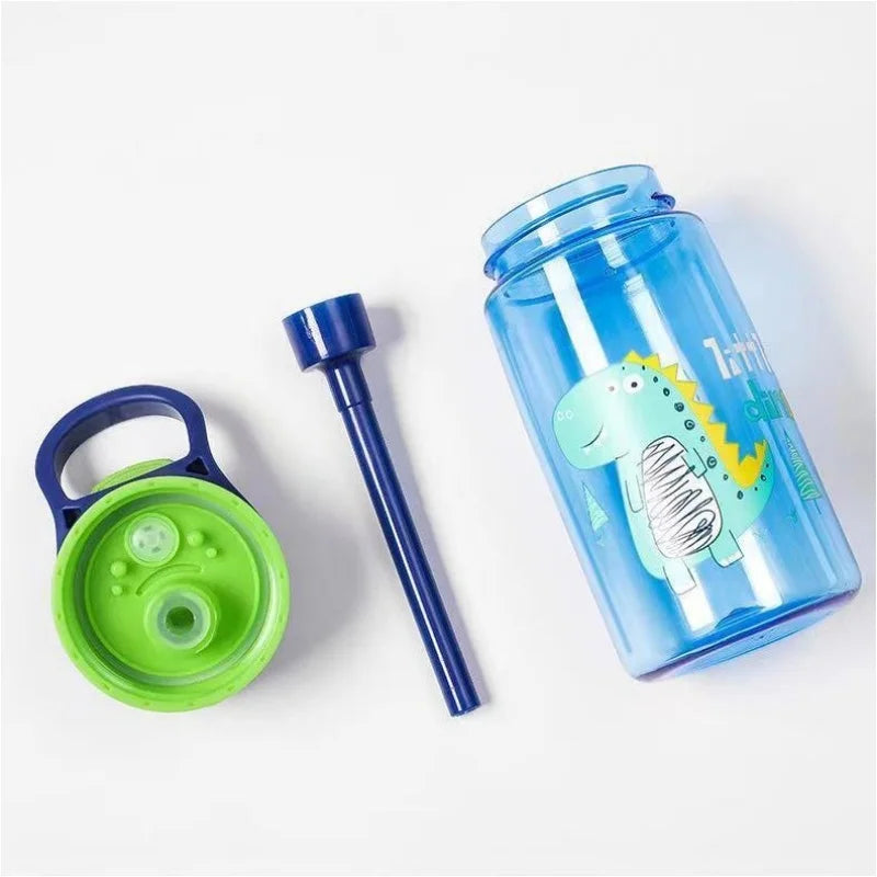 Garrafa de água infantil com canudo para crianças/bebês