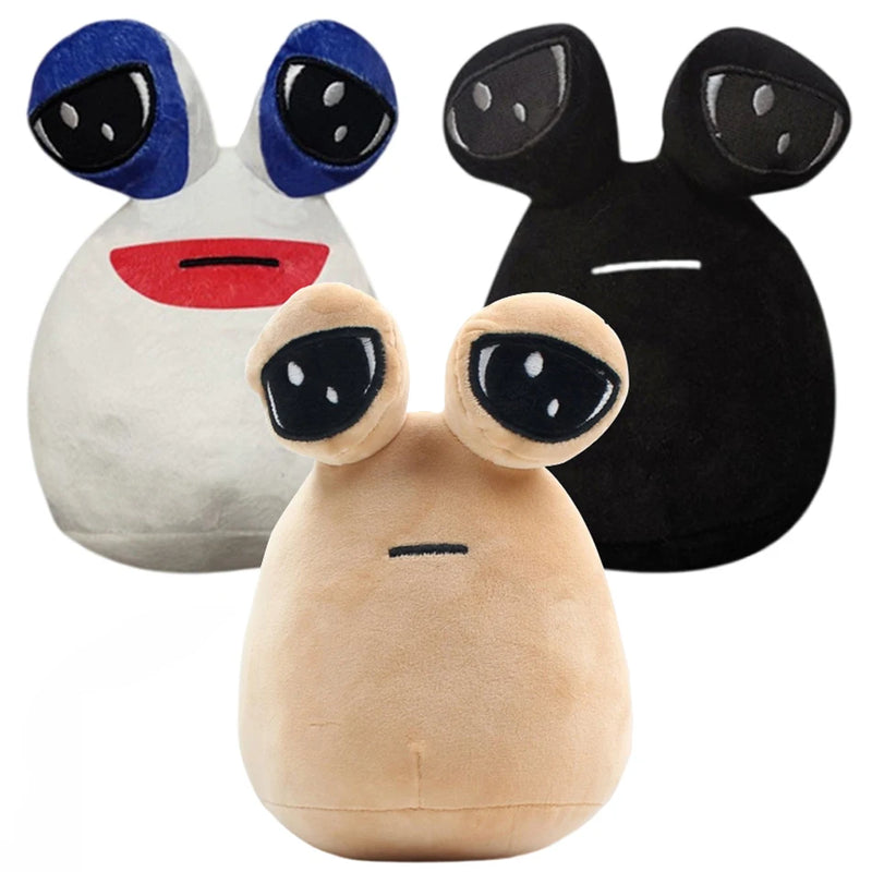 Meu pou, almofada de apertar, boneca de pelúcia animal, 22cm