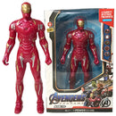 Brinquedos Action Figure para Crianças, Anime Marvel Figures, Homem-Aranha, Hulk, Iron Man, Cartoon Kids Toy, Presente de Natal, Glow Doll Hobbies, 17 cm