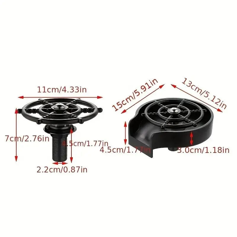 Lavadora de copos de alta pressão, limpadora de copos de vidro para cozinha