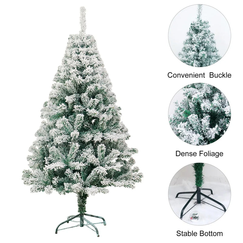 Árvore de Natal Artificial em PVC 45/60CM - Decoração Festiva para Casa, Festa e Jardim - Nova para o Ano Novo 2024