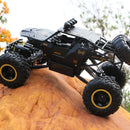 Carro RC com luzes LED para crianças, carros de controle remoto de rádio, caminhões Off-Road, brinquedos para meninos, 4WD, 2.4G, 1:12