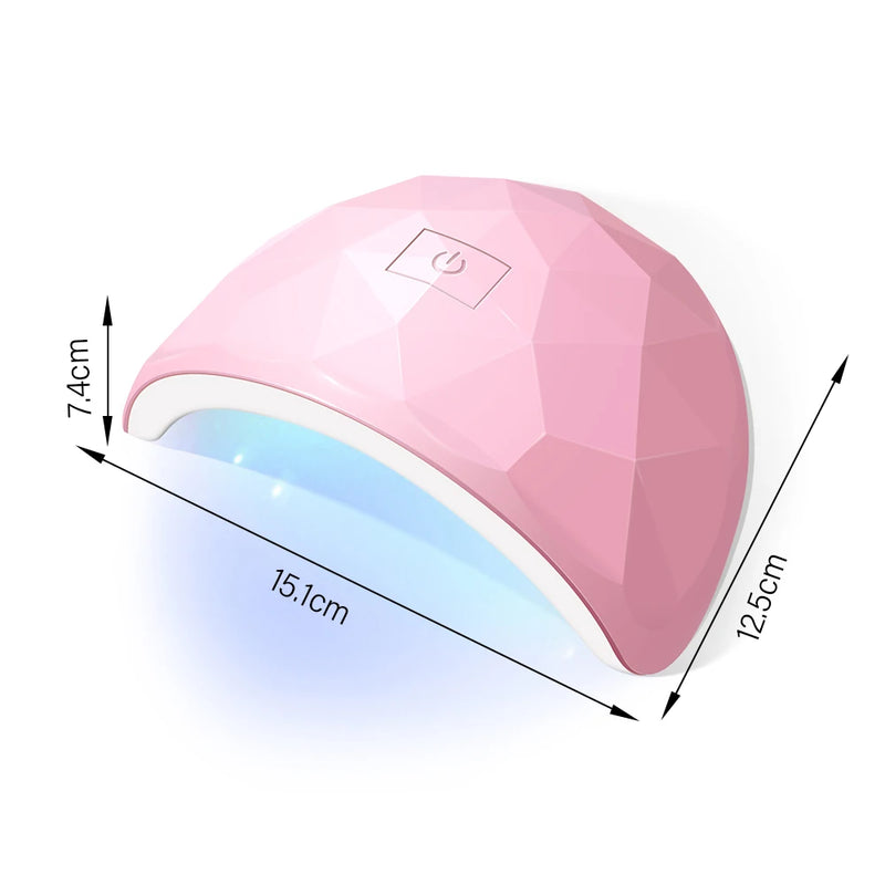 Lâmpada LED UV Multifuncional para Secagem de Unhas, Unhas Profissionais, Acessórios e Ferramentas