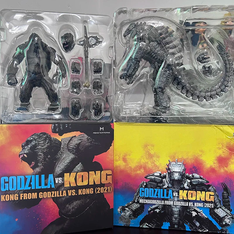 SHM-Figura de Ação Godzilla Vs Kong Movie PVC, Kaiju Monsterverse, Modelo dinossauro, Brinquedos de colecção, Presentes, 2021