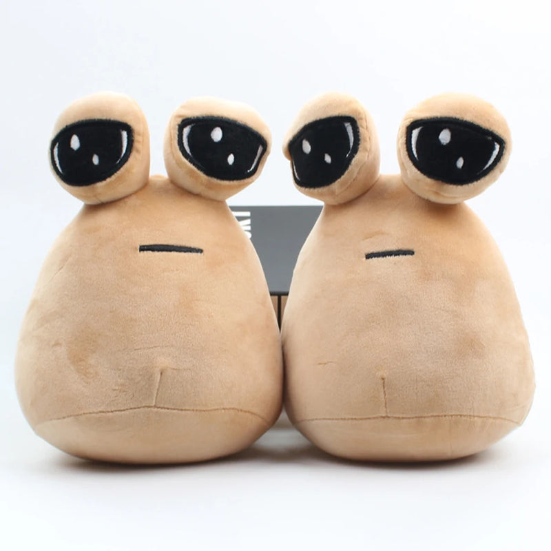 Meu pou, almofada de apertar, boneca de pelúcia animal, 22cm