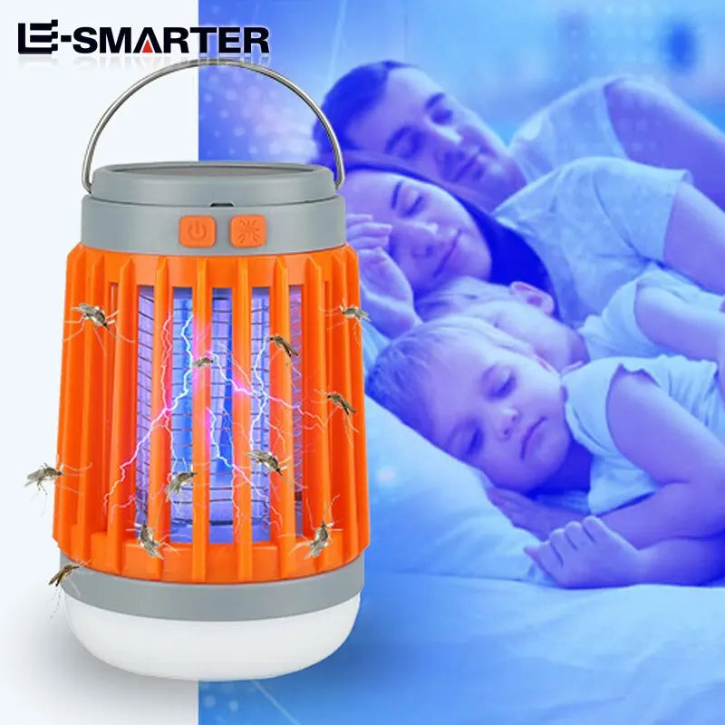Lâmpada elétrica mata-mosquito, luz UV, armadilha para insetos