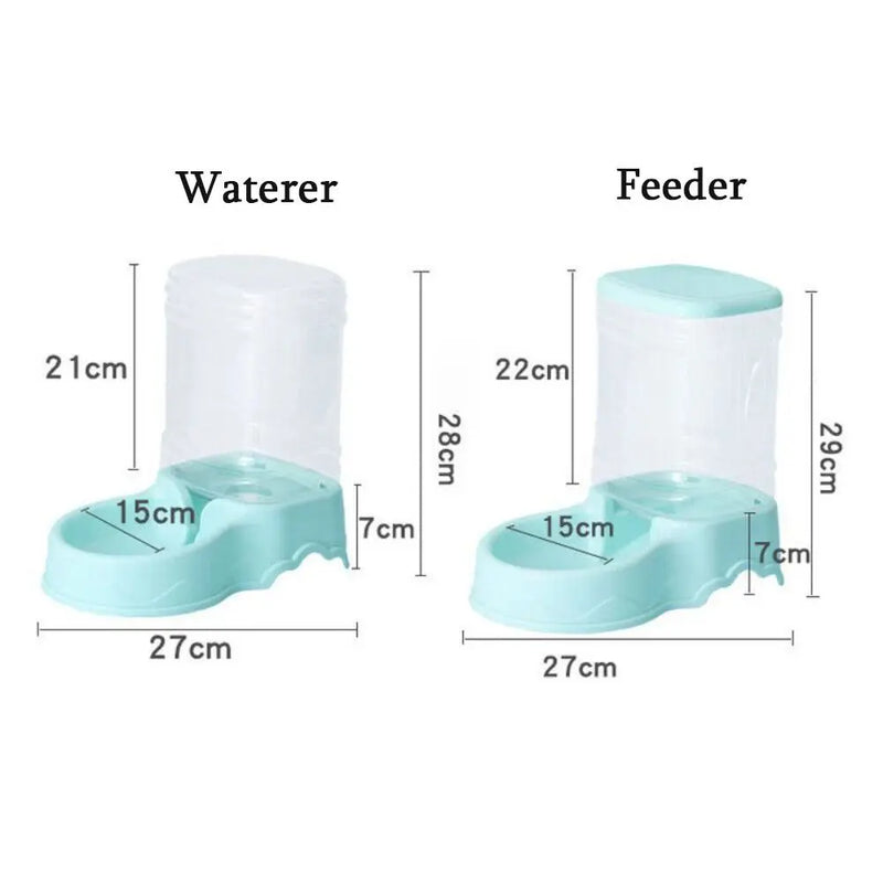 Comedouro e Bebedouro Automático para Pets – 3.8L, Material PP, Ideal para Gatos e Cães