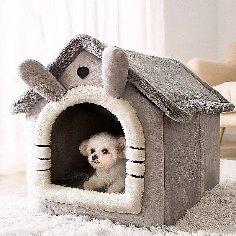 Casinha Cartoon para Cães e Gatos – Conforto e Aconchego