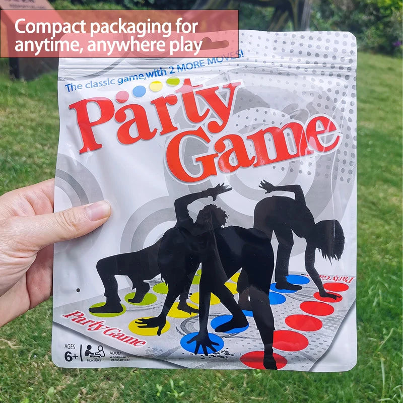 Jogo de tabuleiro Torça Move Mat para família, jogos de tabuleiro divertidos para festas engraçadas para crianças