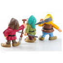 Branca de Neve e os Sete Anões para Crianças, Princesa da Neve, Coleção Bonecas, Brinquedos para Meninas, 8 peças por conjunto