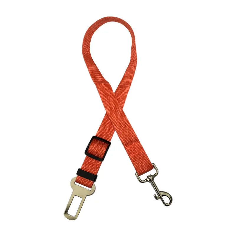 Cinto de segurança ajustável para pet, clipe de chumbo, alavanca de segurança, coleiras de tração, acessórios para cães
