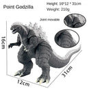 Boneca modelo Godzilla X Kong, figura de anime action, novas cores, cola suave monstro, titã, brinquedos ornamentados, 23cm