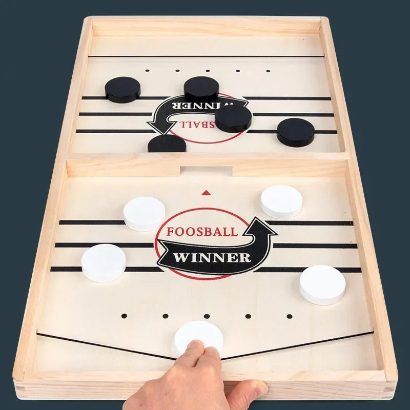 Jogos de vencedor de pebolim para crianças, jogo de hóquei de mesa, xadrez de catapulta, brinquedo interativo pai-filho, prancha de estilingue rápido, brinquedos