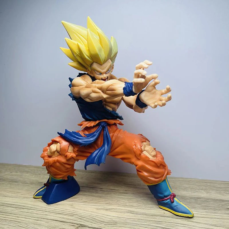 Dragon Ball Z Kamehameha Son Goku Figura Super Saiyan Kakarotto 16 CM Figuras de Ação PVC Modelo Bonecas Brinquedos para Crianças Presentes