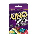 Mattel UNO FLIP! Jogo de Tabuleiro de Entretenimento Familiar, Cartas Divertidas, Brinquedos Infantis, Caixa de Presente, Jogos de Cartas uno, Engraçado