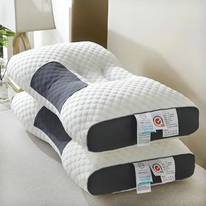 Super Almofada 3D Ergonômica para Todas As Posições De Dormir, Travesseiro Ortopédico, Proteção Para o Pescoço, Acessórios para o Sono