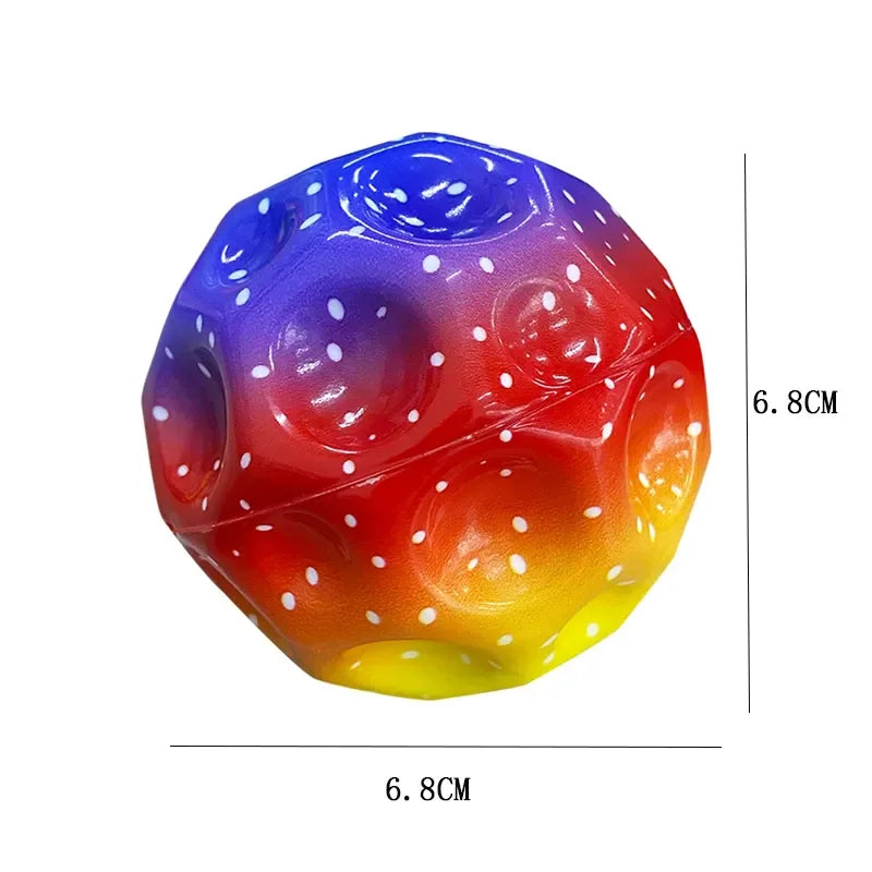 Bola de salto alto extremo espaço bola crianças brinquedos ao ar livre, brinquedos sensoriais para crianças