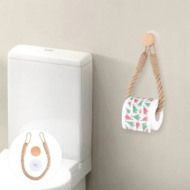 Suporte para Rolo de Papel Higiênico livre de pregos, Suporte de papel