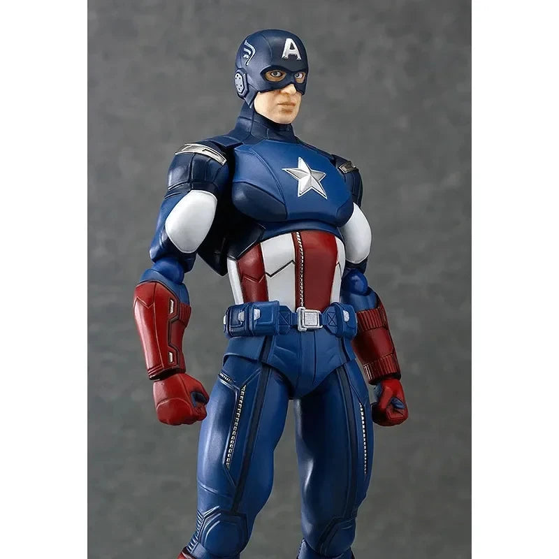 Capitão América conjunto móvel  brinquedos coleção e modelo de desenho animado