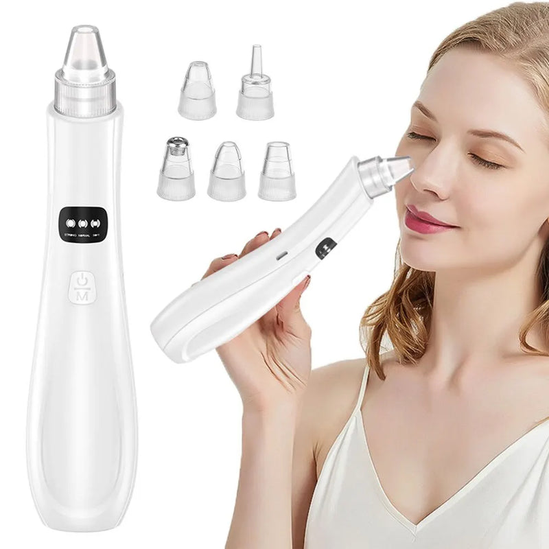 Limpador facial, 3 modos de limpeza, remove cravos e pele morta