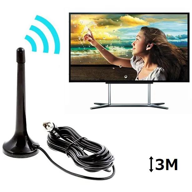 ANTENA DIGITAL INTERNA AMPLIFICADA 3 METROS UHF/HDTV 4K