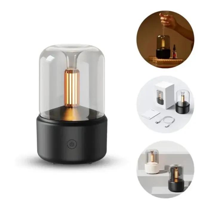 UMIDIFICADOR DIFUSOR E AROMATIZADOR ELETRICO LAMPARINA 400ML  BM062
