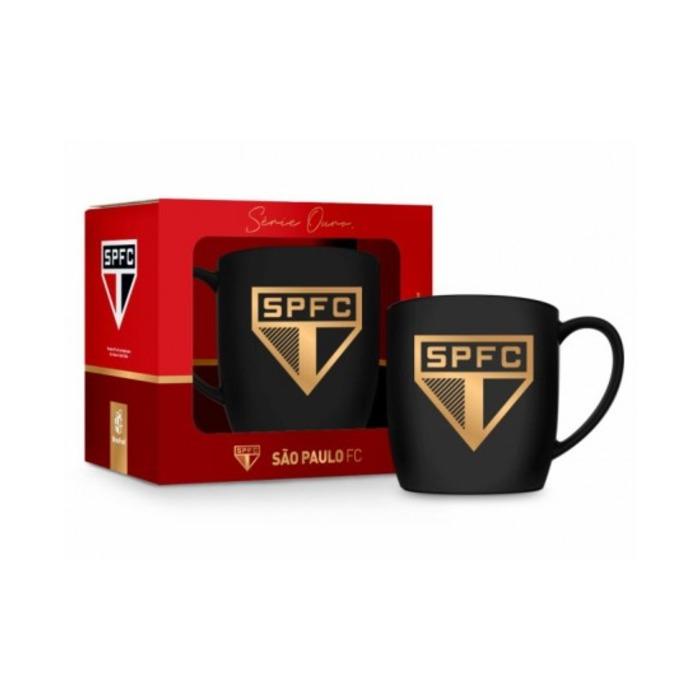 CANECA PORCELANA URBAN 300 ML SÃO PAULO SERIE OURO 12623 BRASFOOT