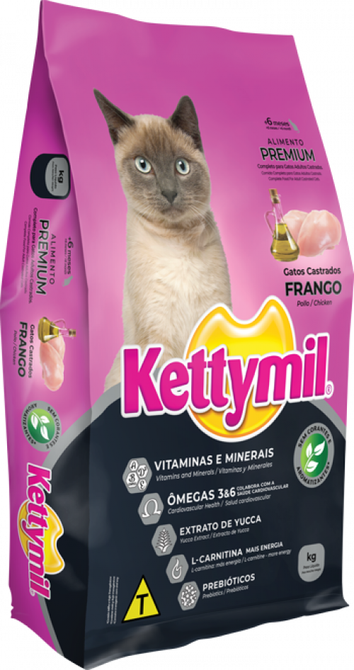 Ração Kettymil Gatos Castrados
