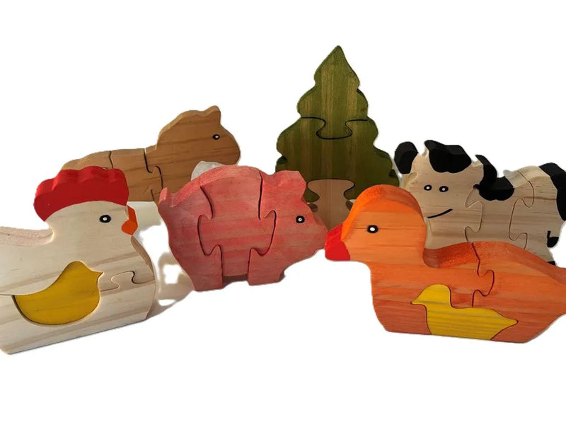 Kit de Animais da Fazenda para montar