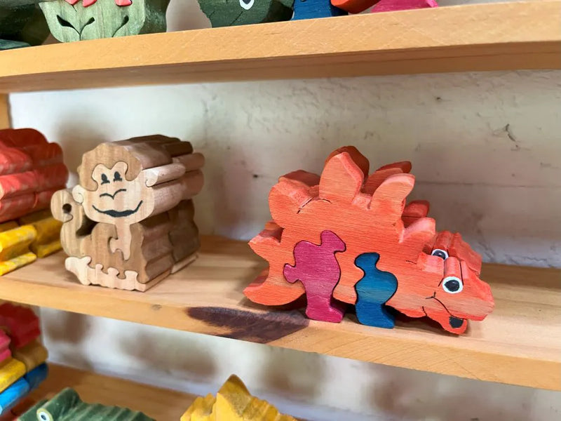 Mini Animais de Madeira para Montar