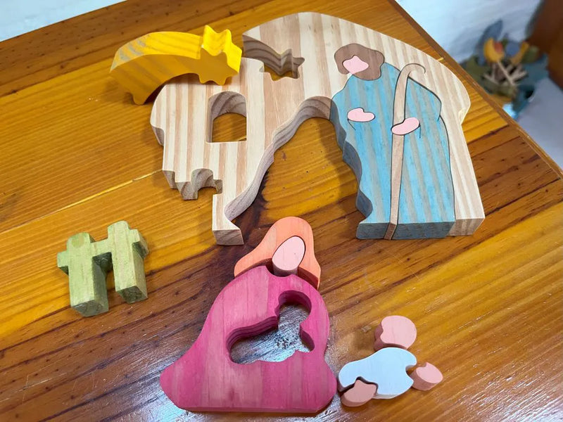 Presépio da Sagrada Família em Madeira